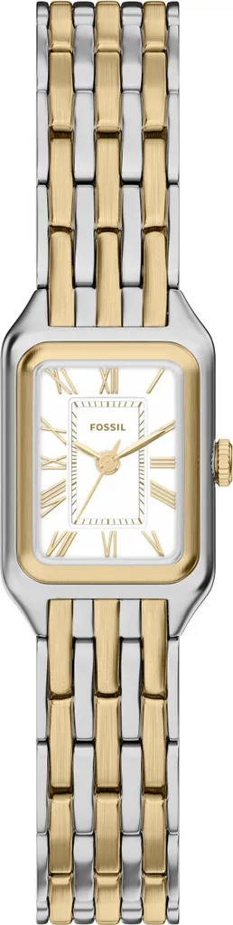 Montre Bracelet pour Femme Fossil Raquel - Design Bicolore Argent et Or