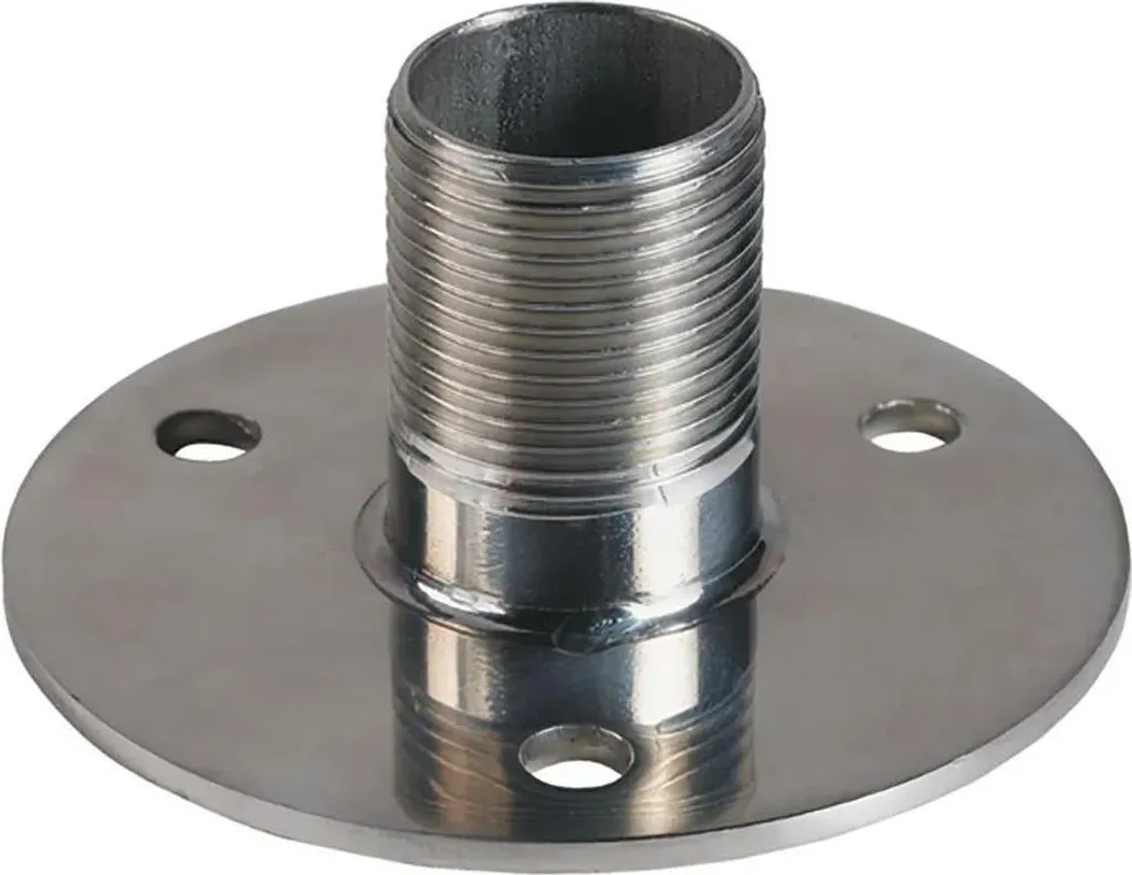 Shakespeare Support de Bride à Profil Plat en Acier Inox Argent One Size