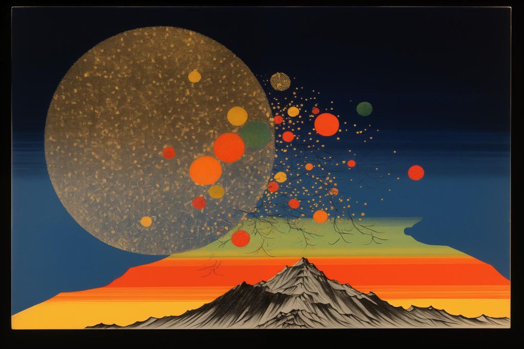 Plakat 30x20cm Ausstellung Auf der Welt