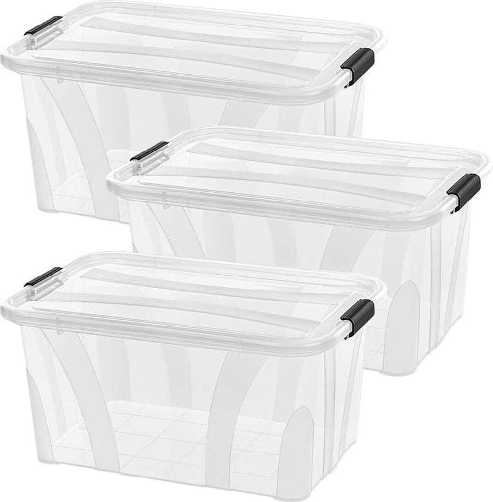 Aufbewahrungsbox Anzio 14 l 3er-Set