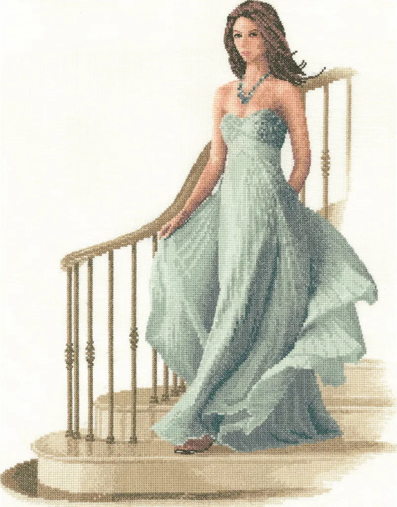Crea il Tuo Capolavoro: Louisa (L) Heritage Cross Stitch JLLO1195-E