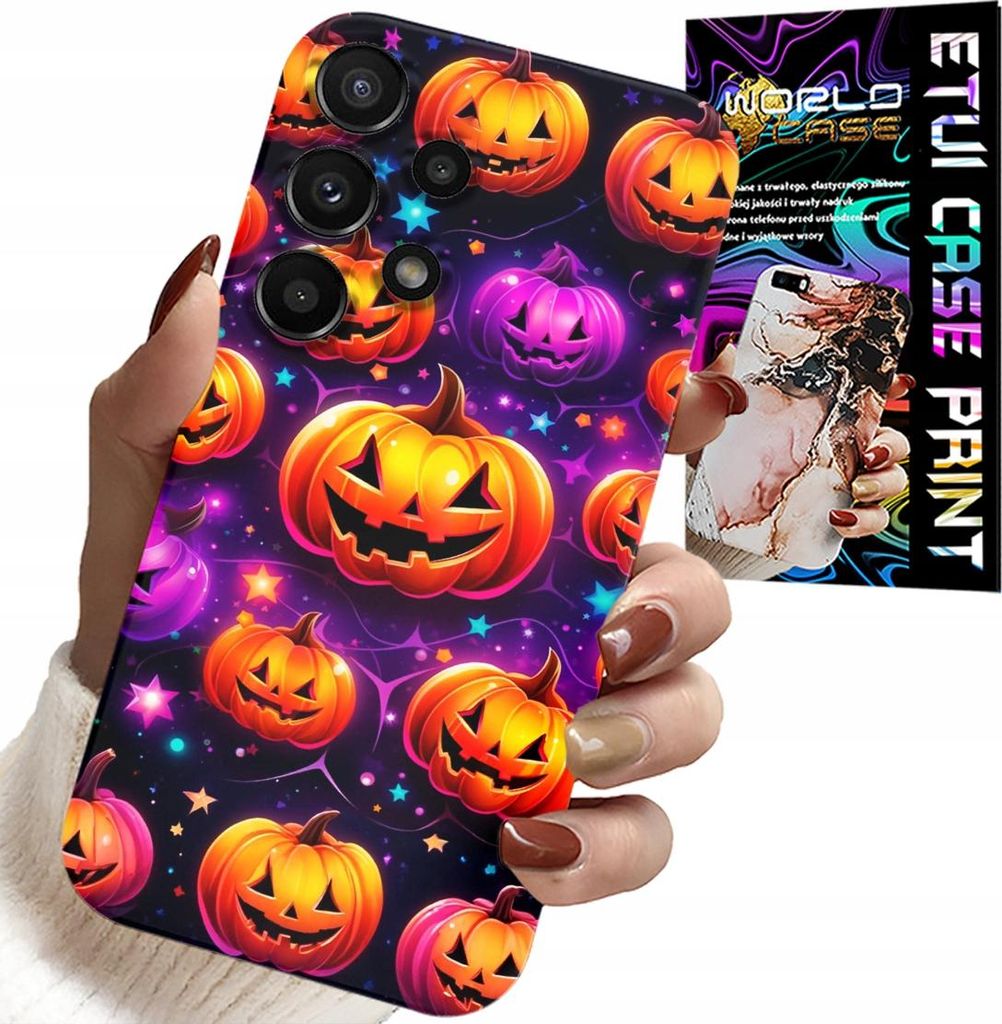 Hülle Für Samsung Galaxy A13 4G - Halloween, Salem, Gruselige Kürbisse, Designs