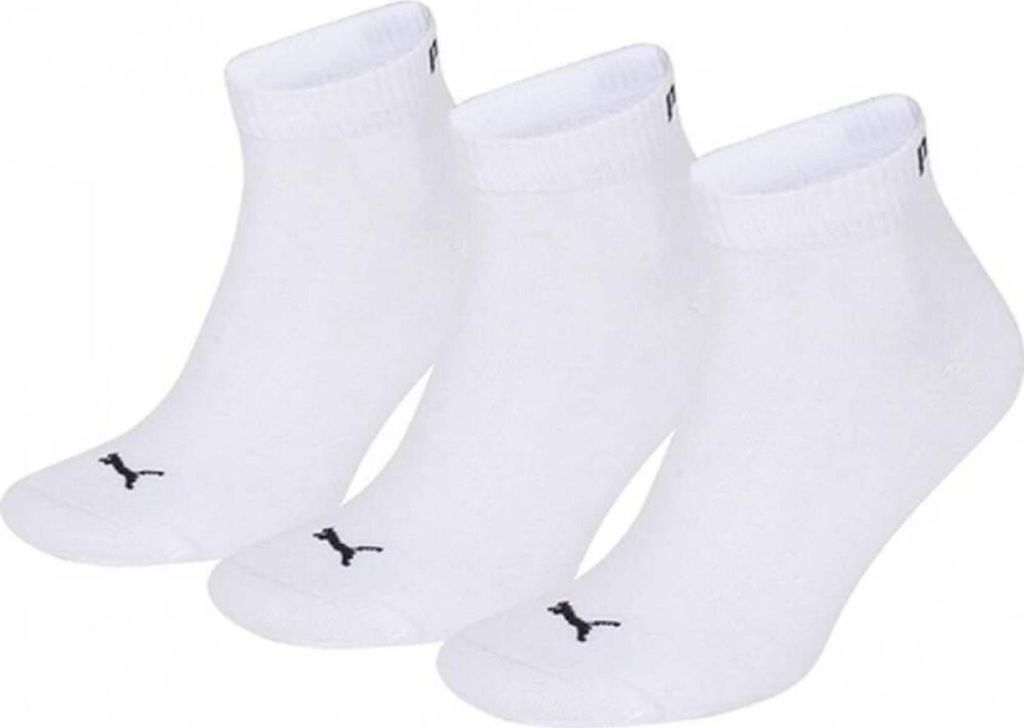 Puma Uni Quarter Plain 3P White White 35-38 Produktbild 