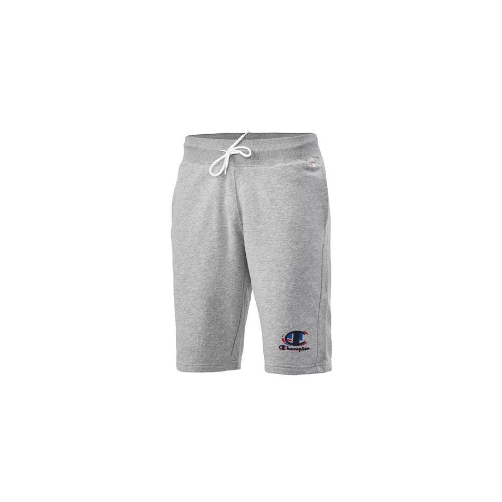 Champion Herren Shorts Grau M – Sweatshorts Baumwolle Sport Freizeit Sommer Jogginghose kurz