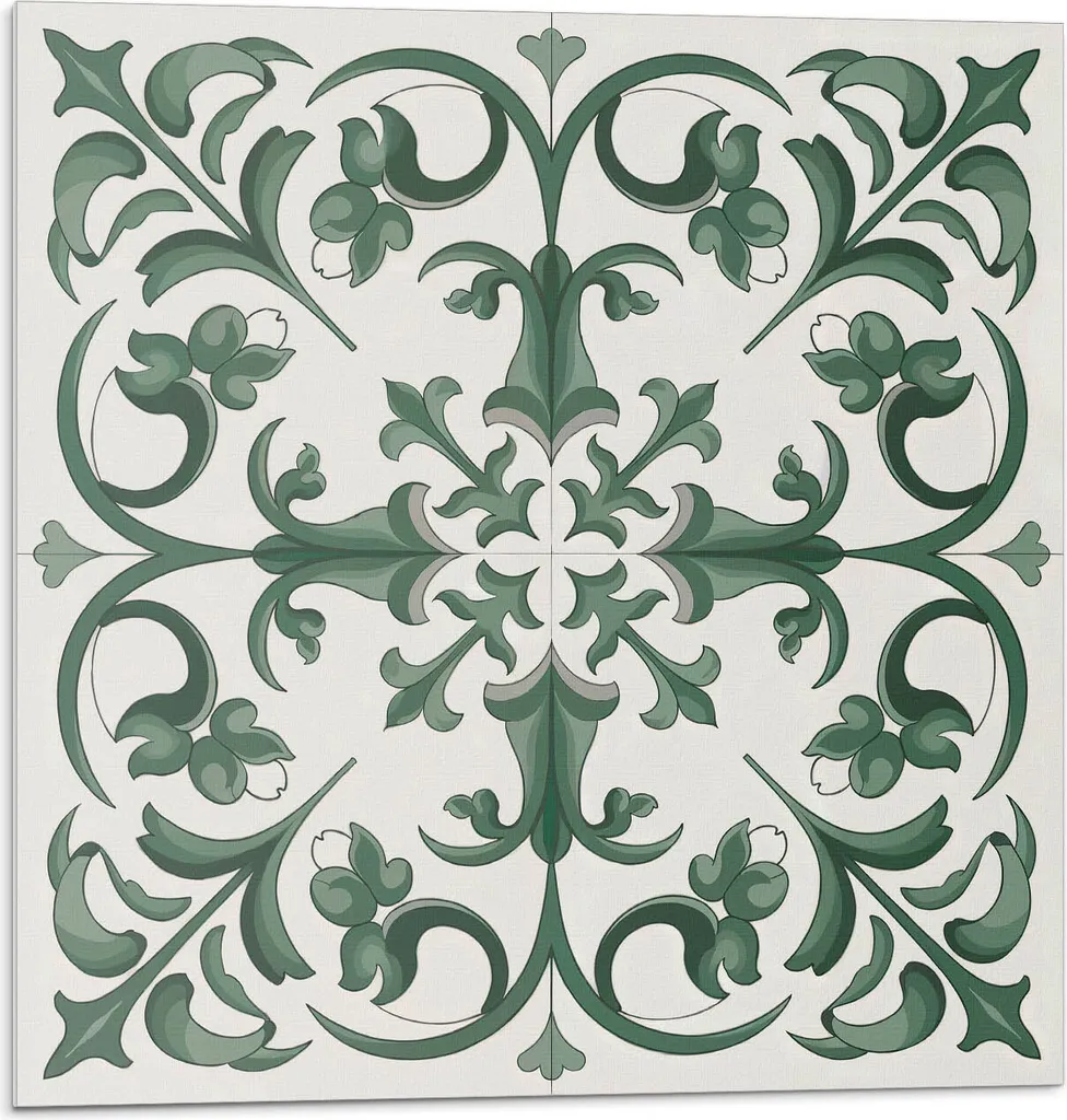 Mattonelle Viniliche 3D Adesive 30x30 - Rivestimento PVC Floreale