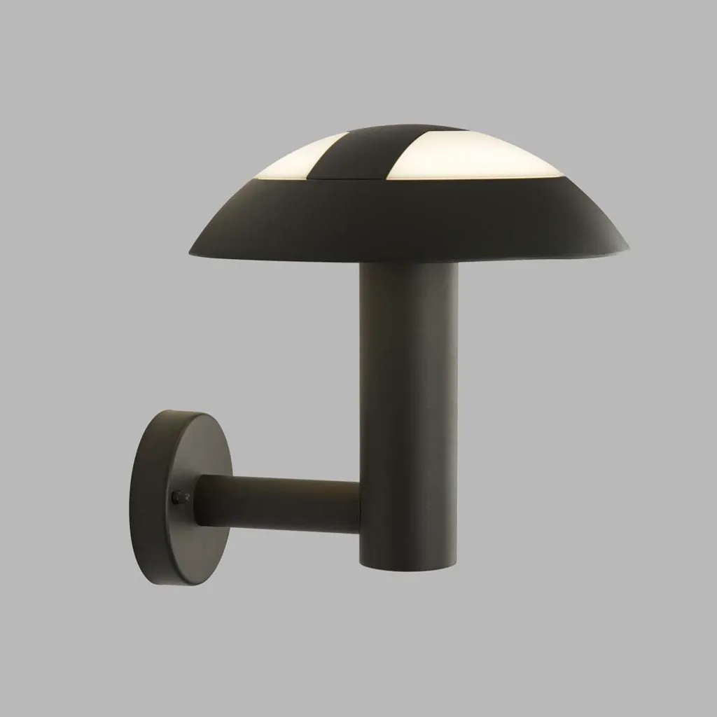 Applique Murale Champignon Grise à Leds - Étanche IP65 Haute Qualité