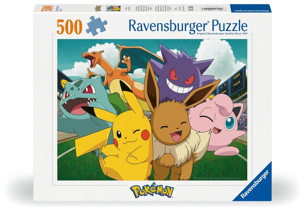 Puzzle 500 Pokemon – Ravensburger Obrázok produktu 