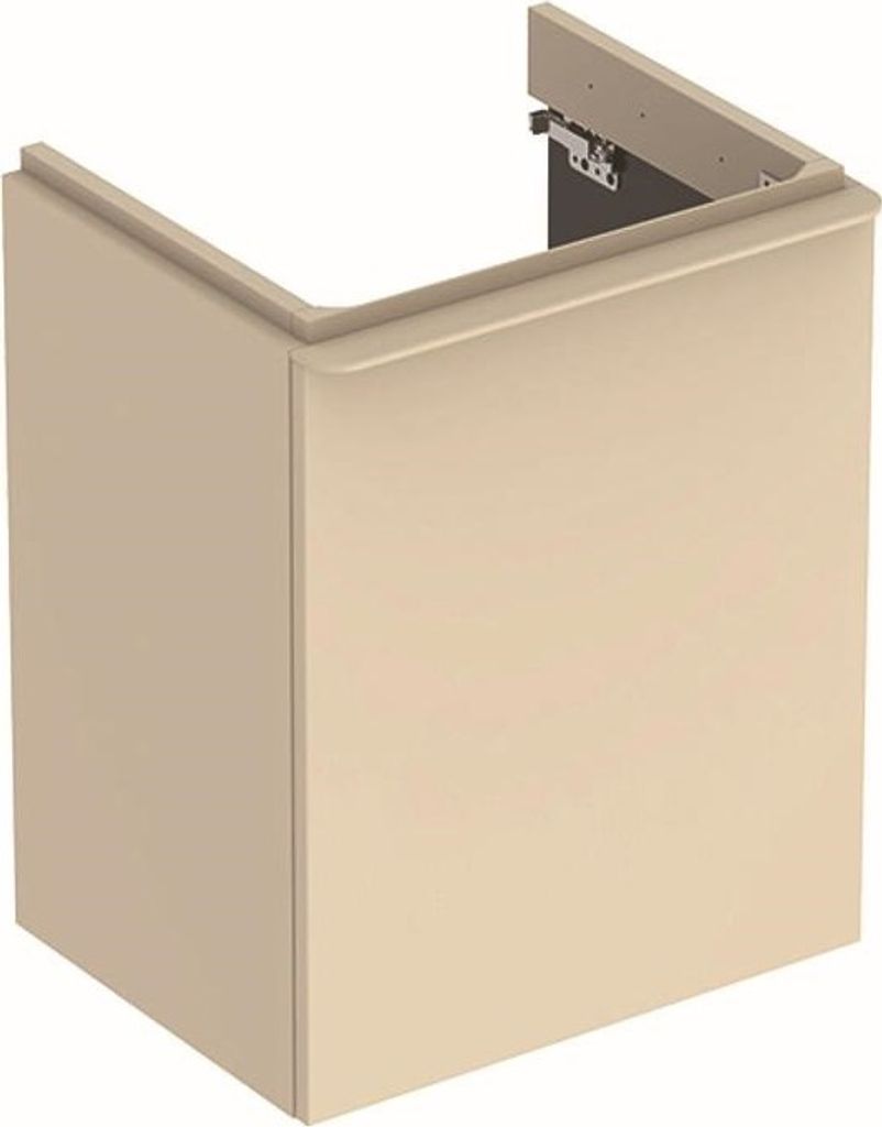 Geberit Smyle Square Handwaschbecken Unterschrank, 500364, 492x617x406mm, mit eine Tür, linksöffnend, 500.364.JL.1