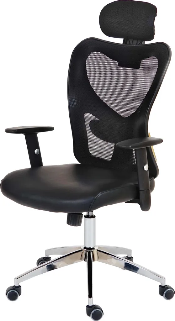 Fauteuil de direction Atlanta noir, siège de bureau pivotant ergonomique