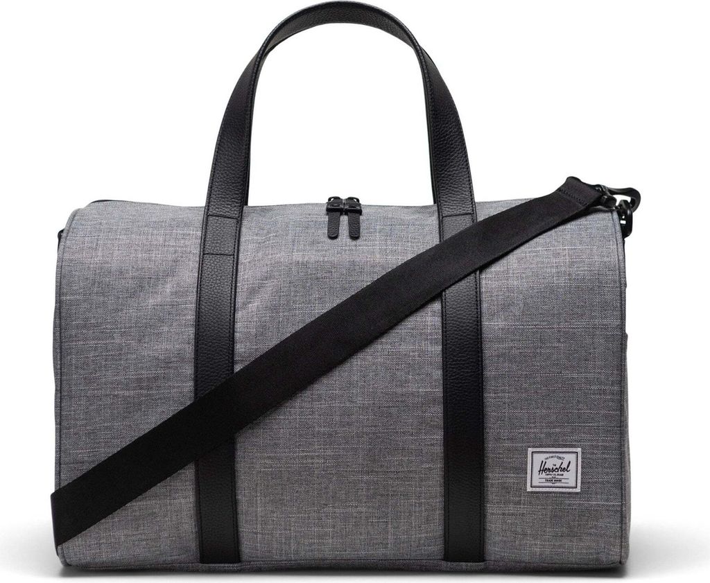 Herschel Novel Carry On Duffle Reisetasche in Raven Crosshatch Grey