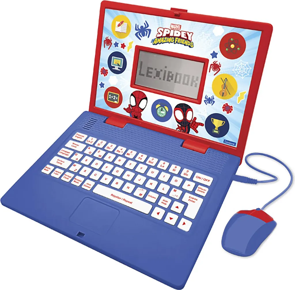 Ordinateur Spidey bilingue pour limiter les écrans et apprendre seul