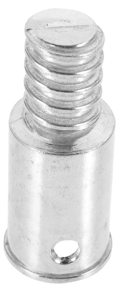 Gewindeende aus Aluminiumlegierung mit 19mm Durchmesser und Nietdesign, Ersatz für Besenstielspitze aus Metall, robust und individuell anpassbar f...
