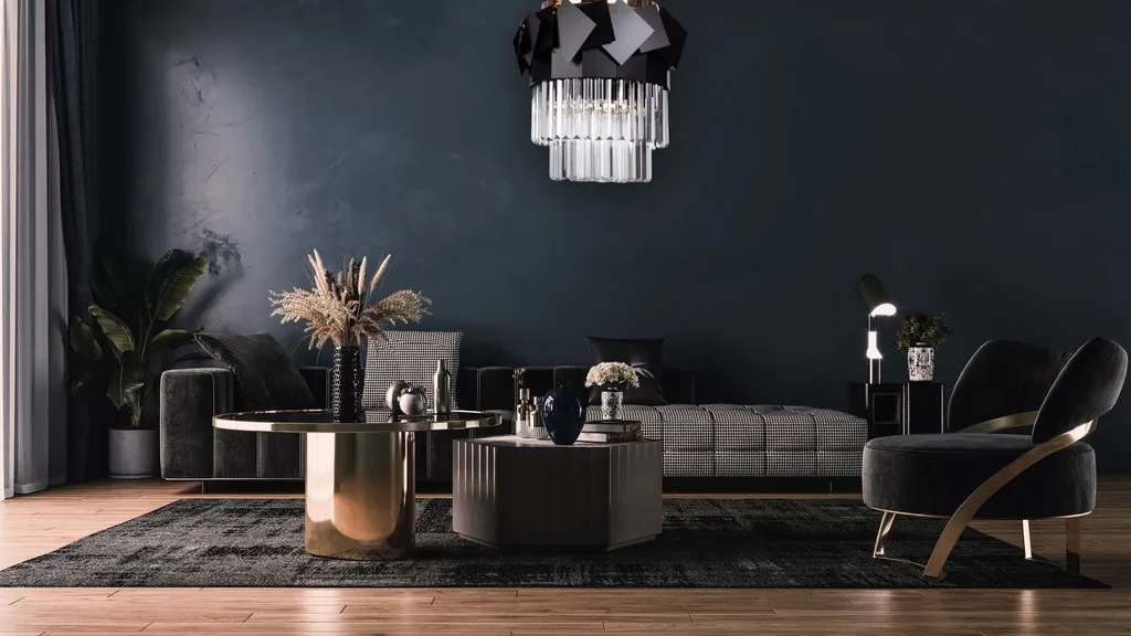 Lampe Suspendue Dorée Toolight APP1309-C - Éclairage Chic Salle à Manger - 2