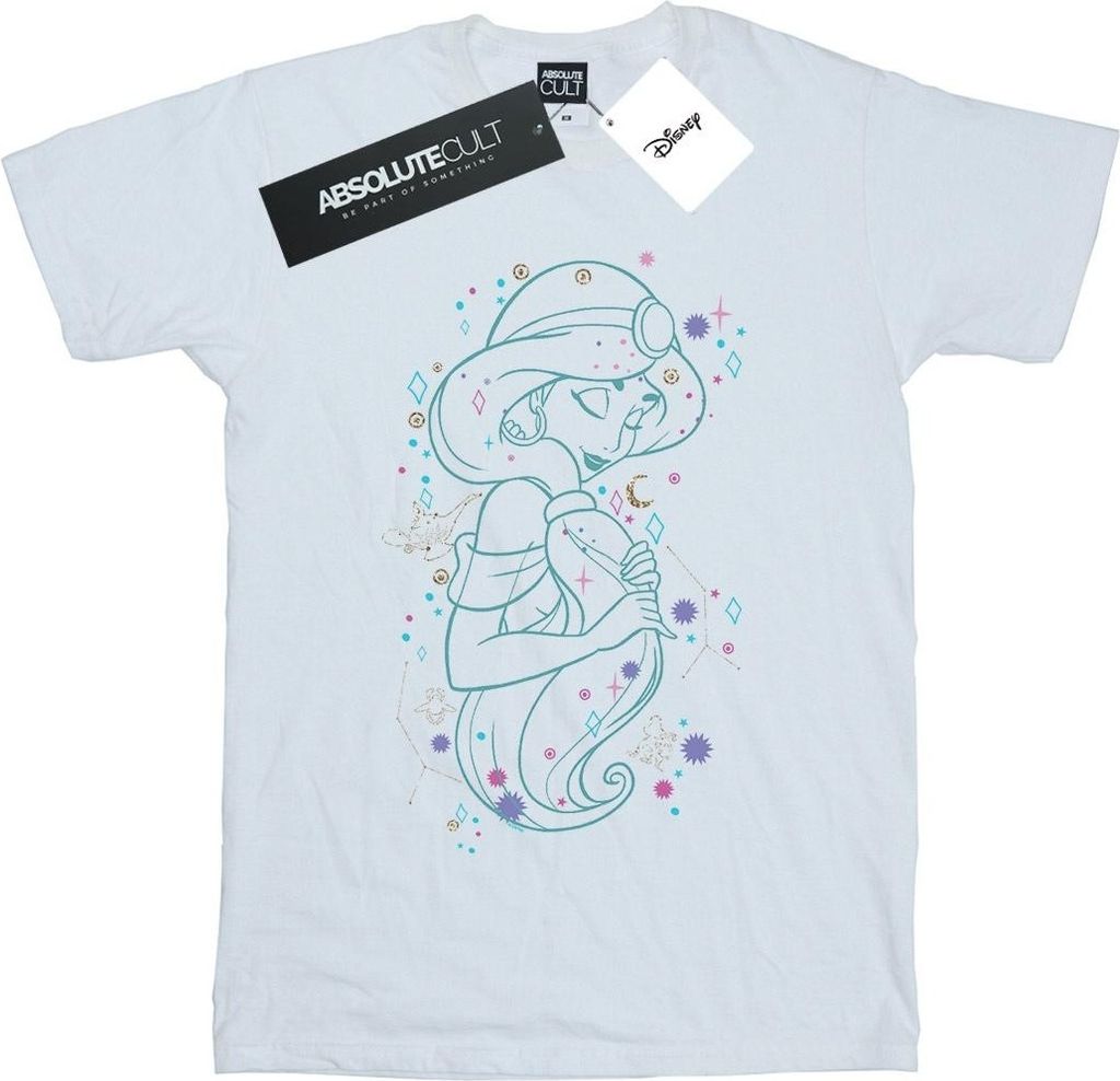 Disney - "Written In The Stars" T-Shirt für Damen BI42840 (XXL) (Weiß)