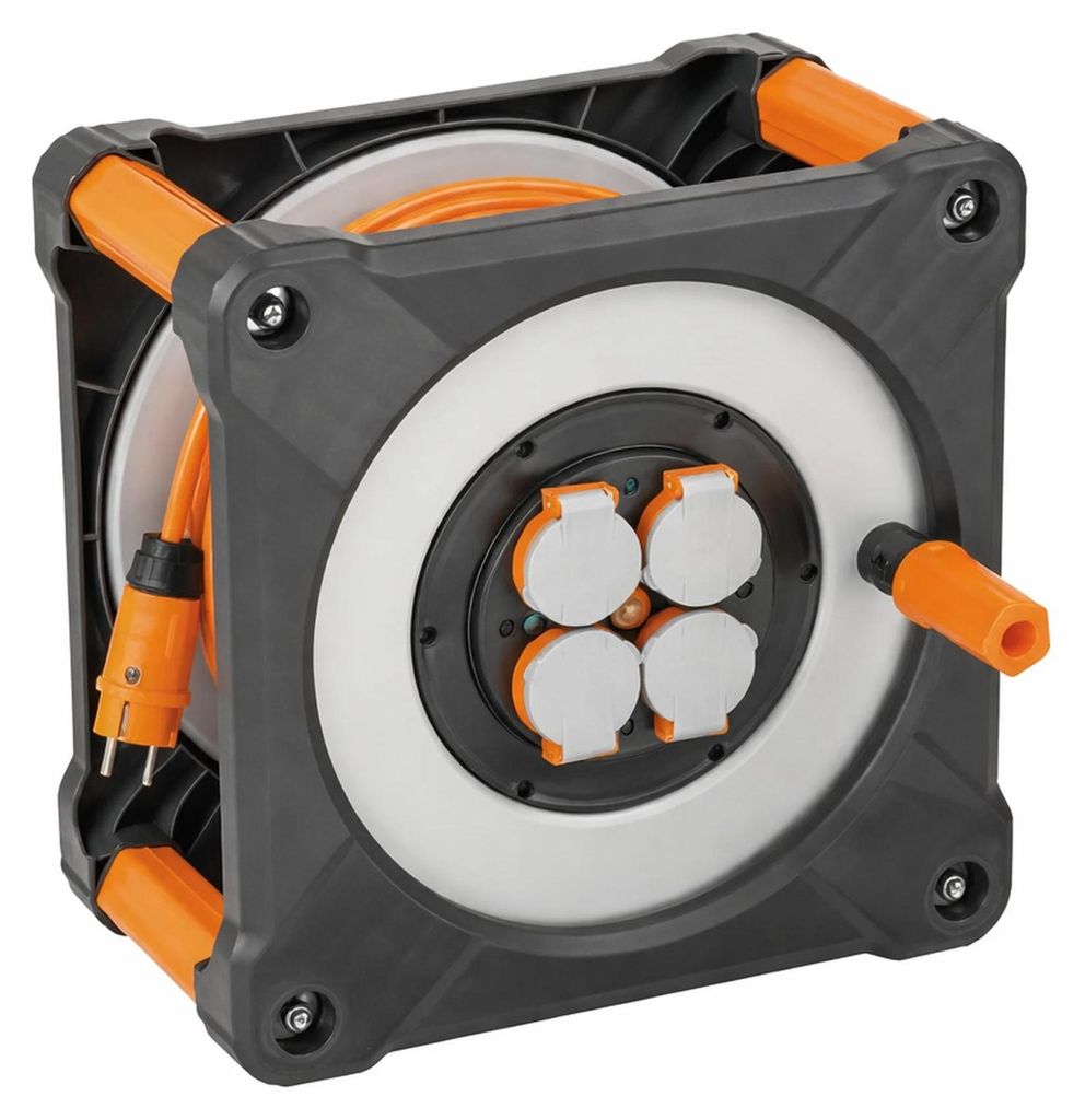 Brennenstuhl professionalLINE, IP44, Industrie/Baustellen-Kabeltrommel, 50m, 1 Stk.