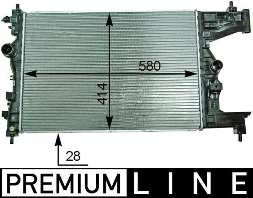 Radiateur à eau pour Opel Astra J GTC : Refroidissement moteur MAHLE
