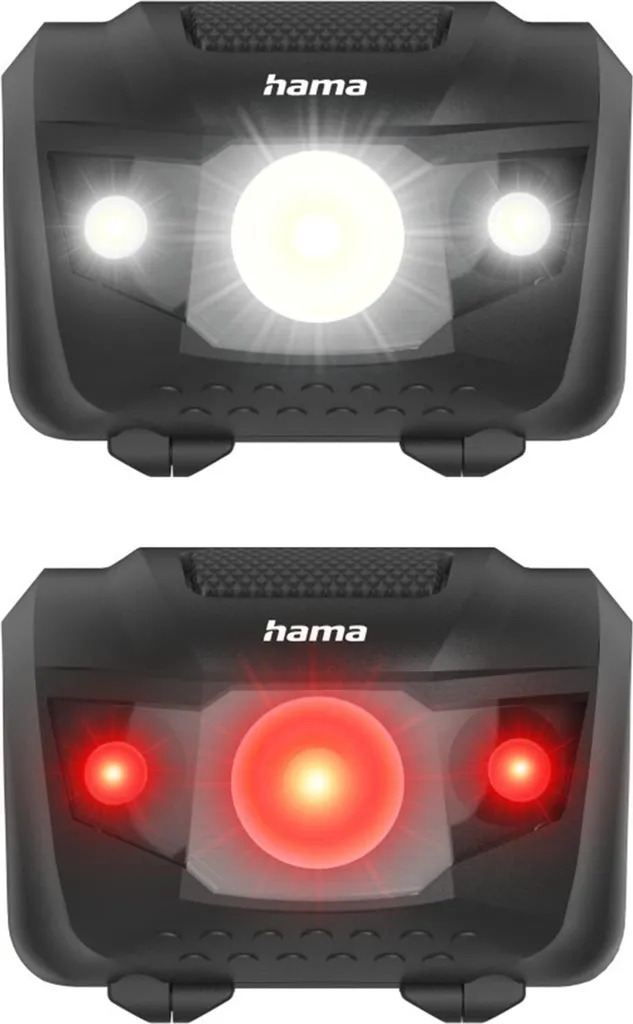 Hama HL200 Nero Blu Giallo: Torcia a LED da Testa per Trail Running e Camping - 3