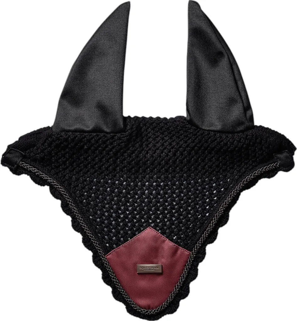 Couvre-tête intégral Soft Rouge anti-mouches en maille respirante