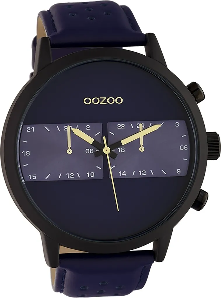Montre bracelet bleu foncé pour homme Oozoo Timepieces D2UOC10515