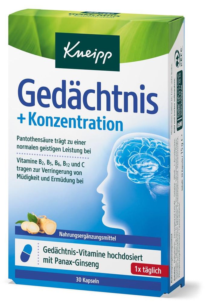 Pamięć i koncentracja Kneippa Zdjęcie produktu 