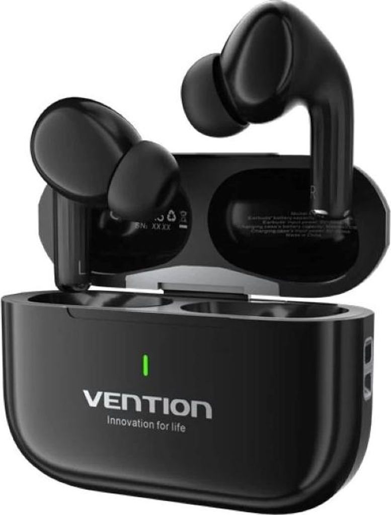 Vention Suchawki bezprzewodowe ECHO LITE E11 Bluetooth 5.4 HiFi TWS czarny - Bluetooth 5