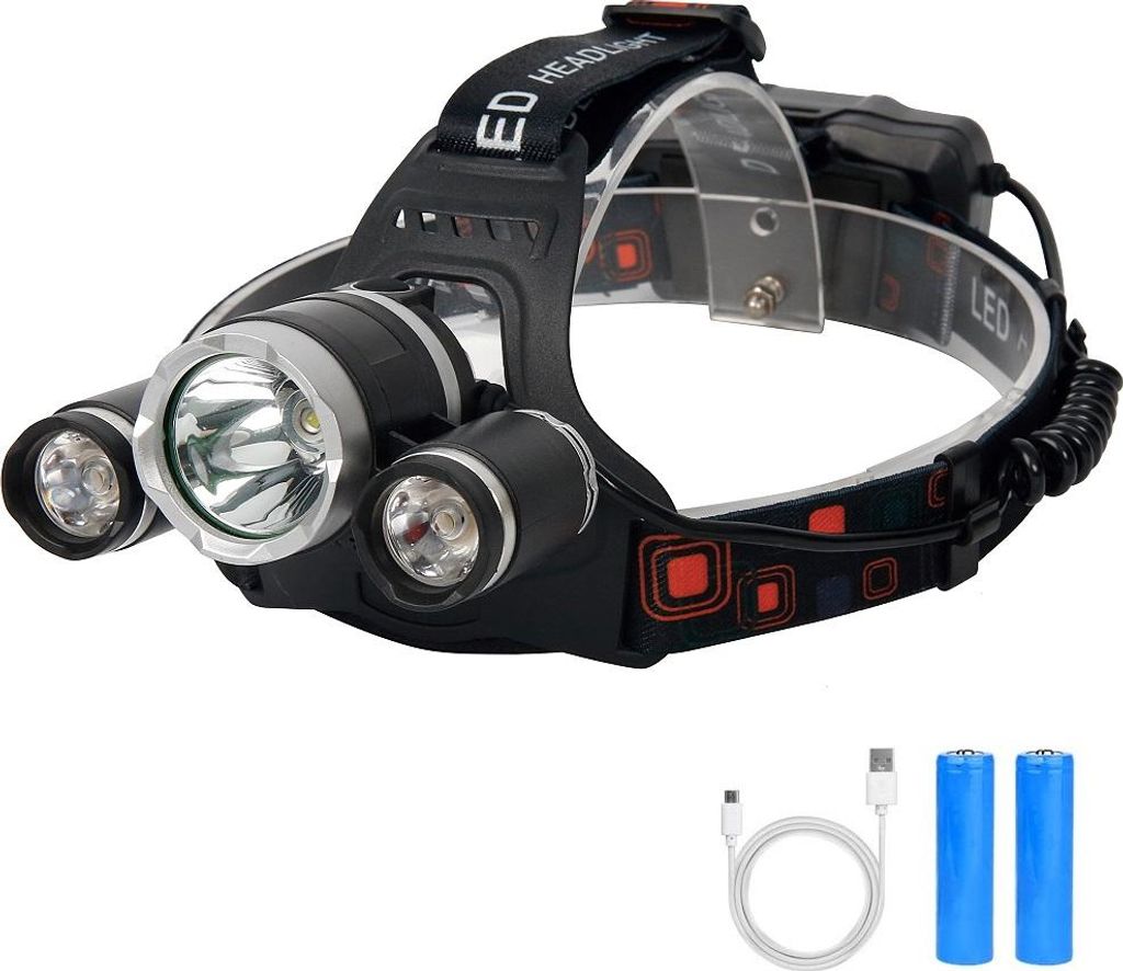 Wisam 3000 Lumen Hochleistungs LED Stirnlampe mit 4 Modi
