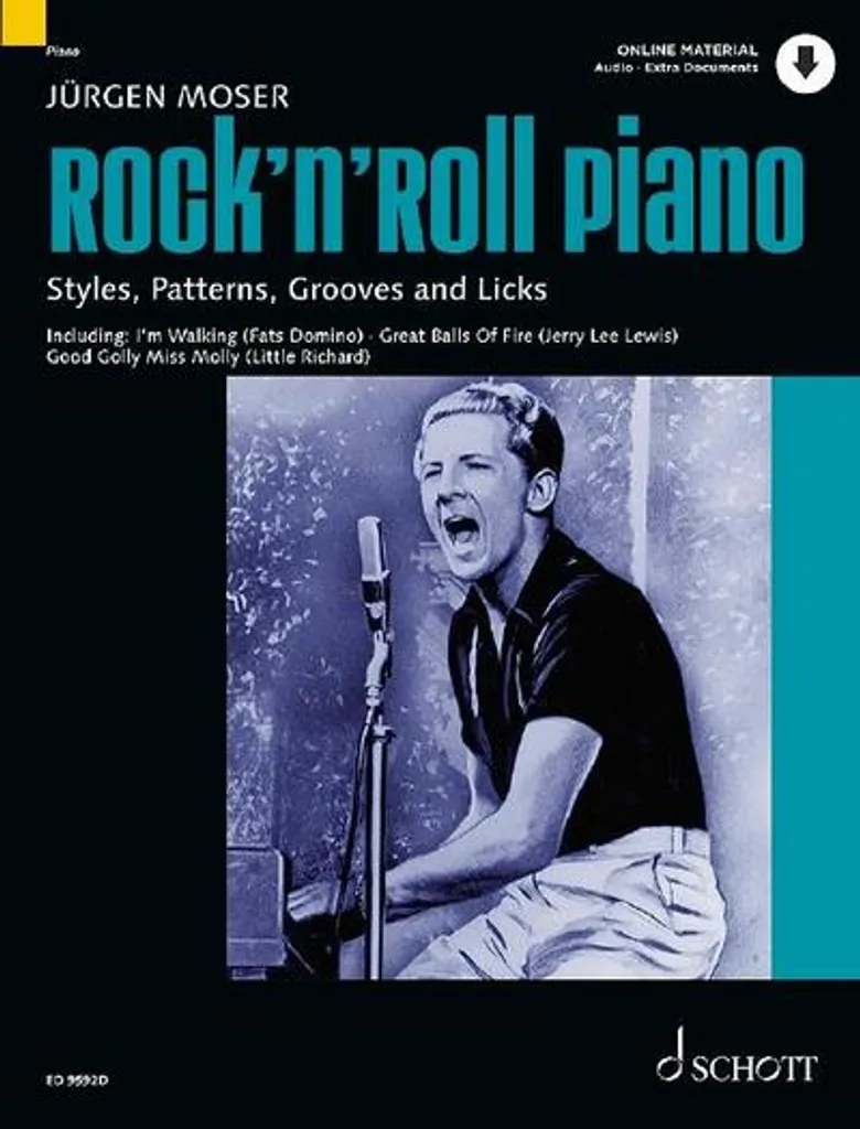 Piano Rock'n' Roll Flexible avec Enregistrement et 8 Sons d'Instruments