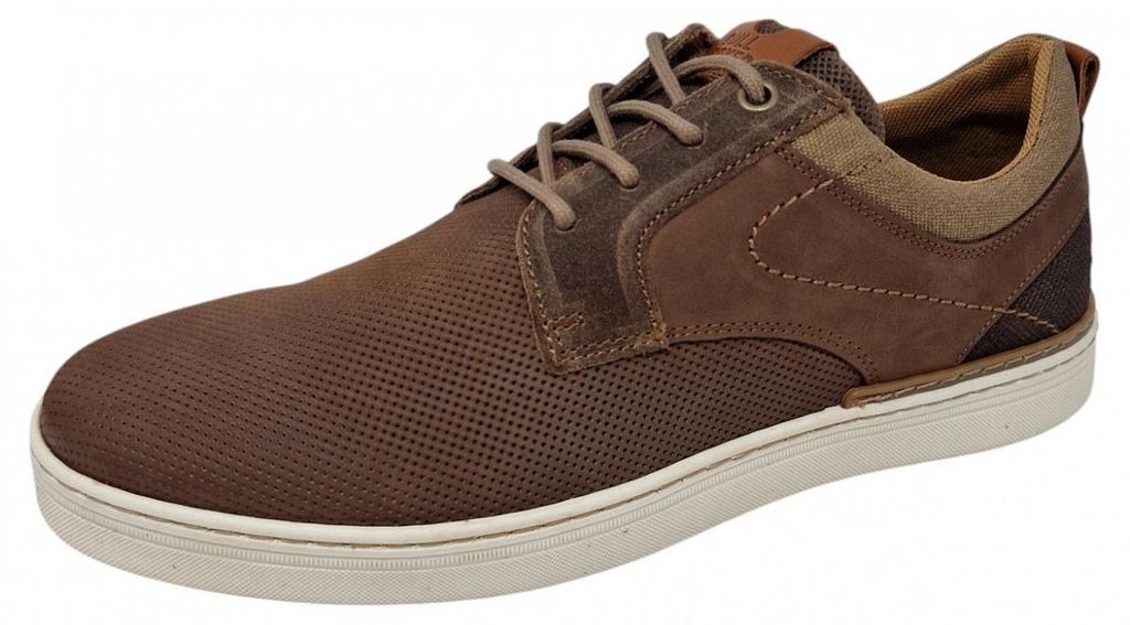 Bullboxer Herrenschuhe Schnürschuhe Braun Freizeit, Schuhgröße:40 EU