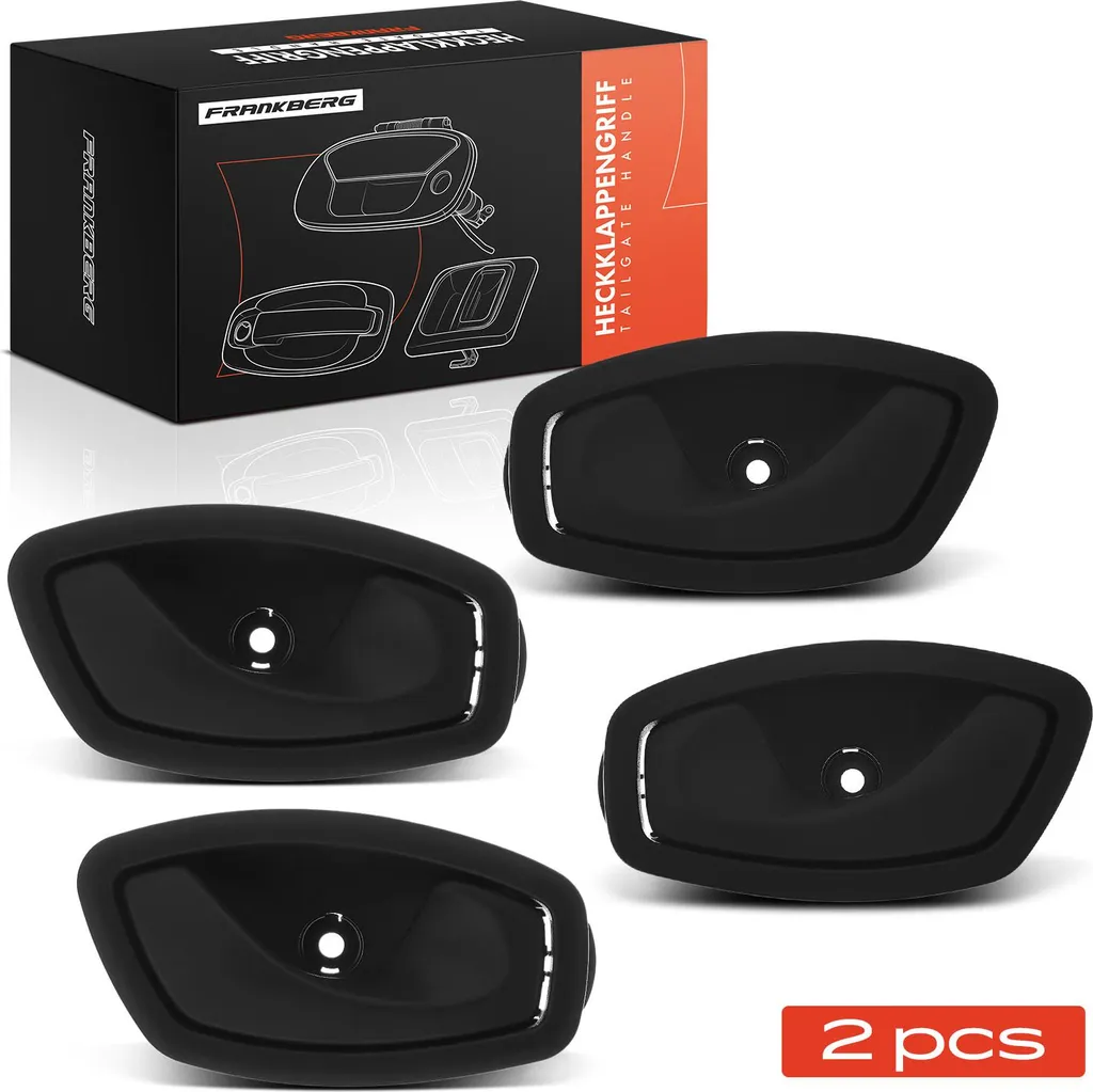 Lot de 4 Poignées de porte extérieures pour Renault Megane 3 et Scénic III