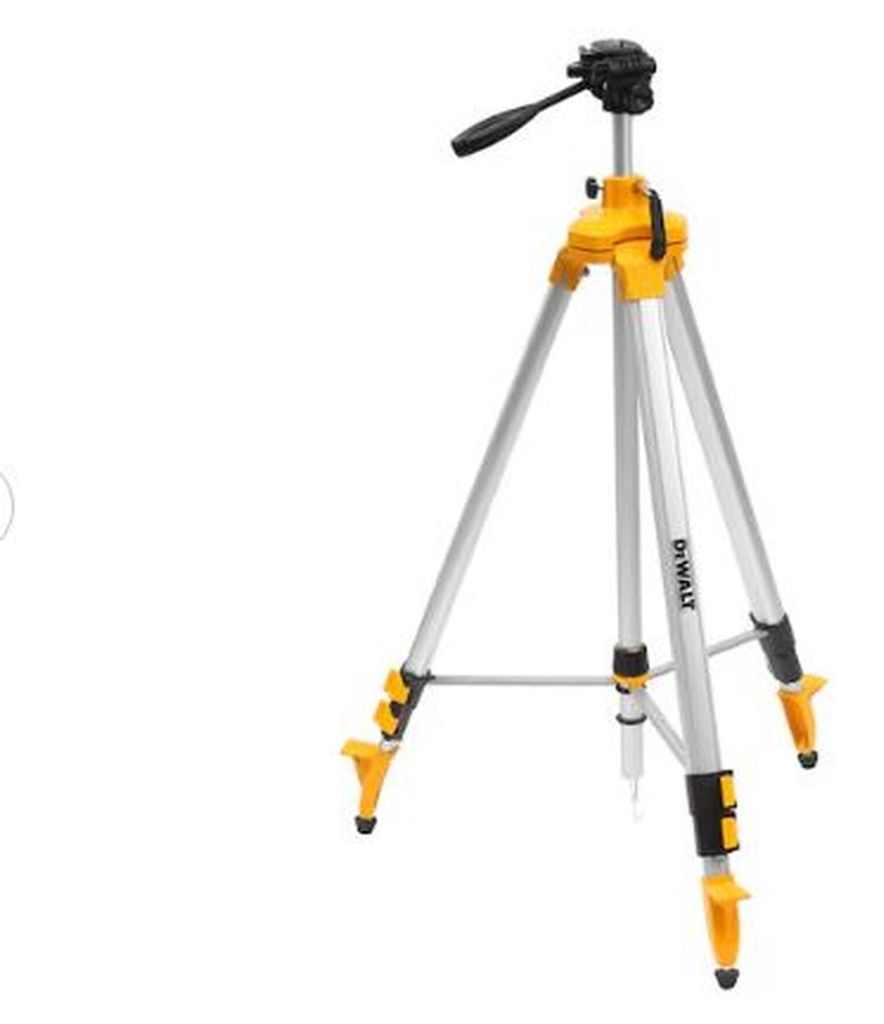 DEWALT Teleskopstativ 1/4" DE0733 höhenverstellbar 0,97-2,48m mit drehbarer Kopf