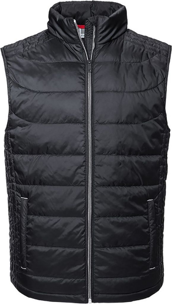 Russell - "Nano" Weste für Herren Ärmellos PC4114 (4XL) (Schwarz)