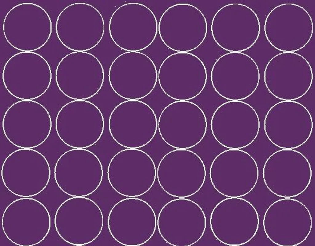 Bollini Adesivi Viola Premium 7cm - 30 Pezzi Finitura High Gloss