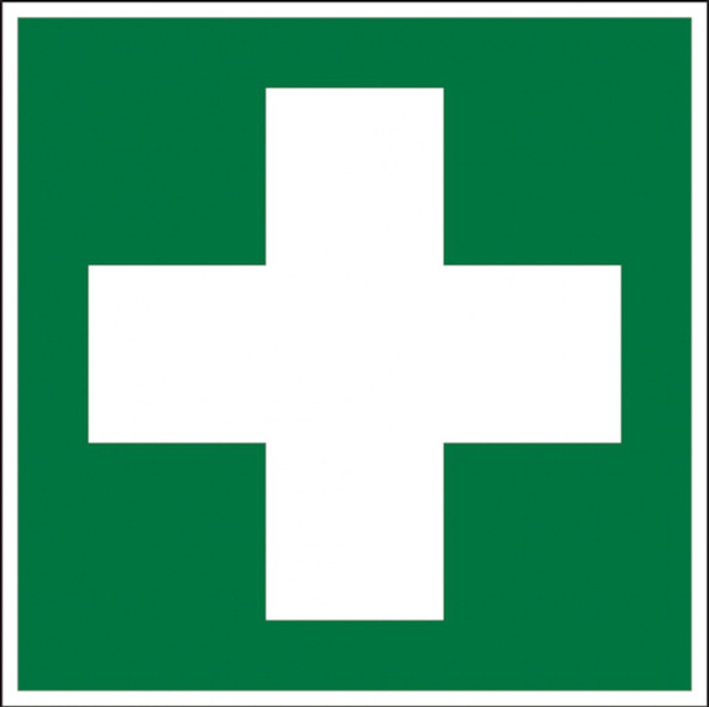 Dreifke Aufkleber Rettungszeichen, Erste Hilfe E003 | 150x150 mm | ASR A1.3 ...