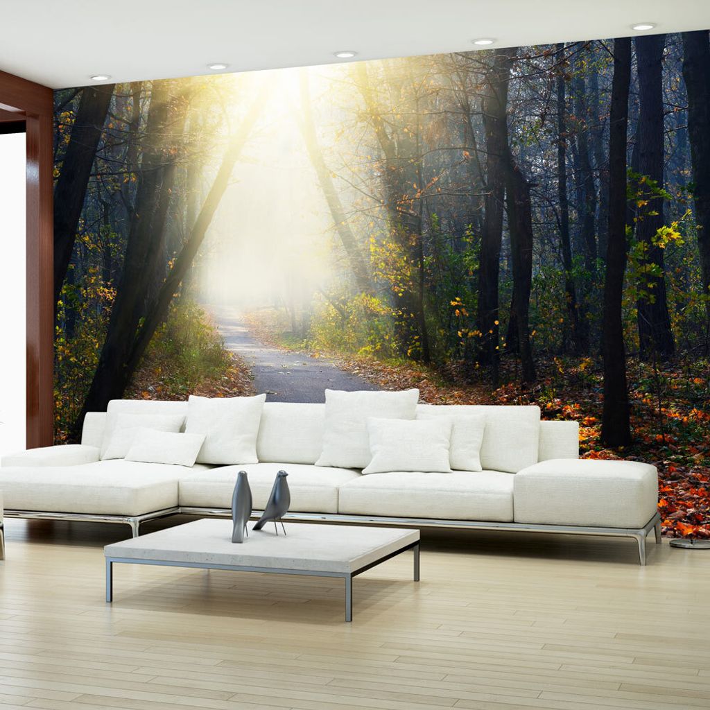 Basera Selbstklebende Fototapete Waldmotiv c-A-0078-a-b, mit UV-Schutz, 294x210 cm