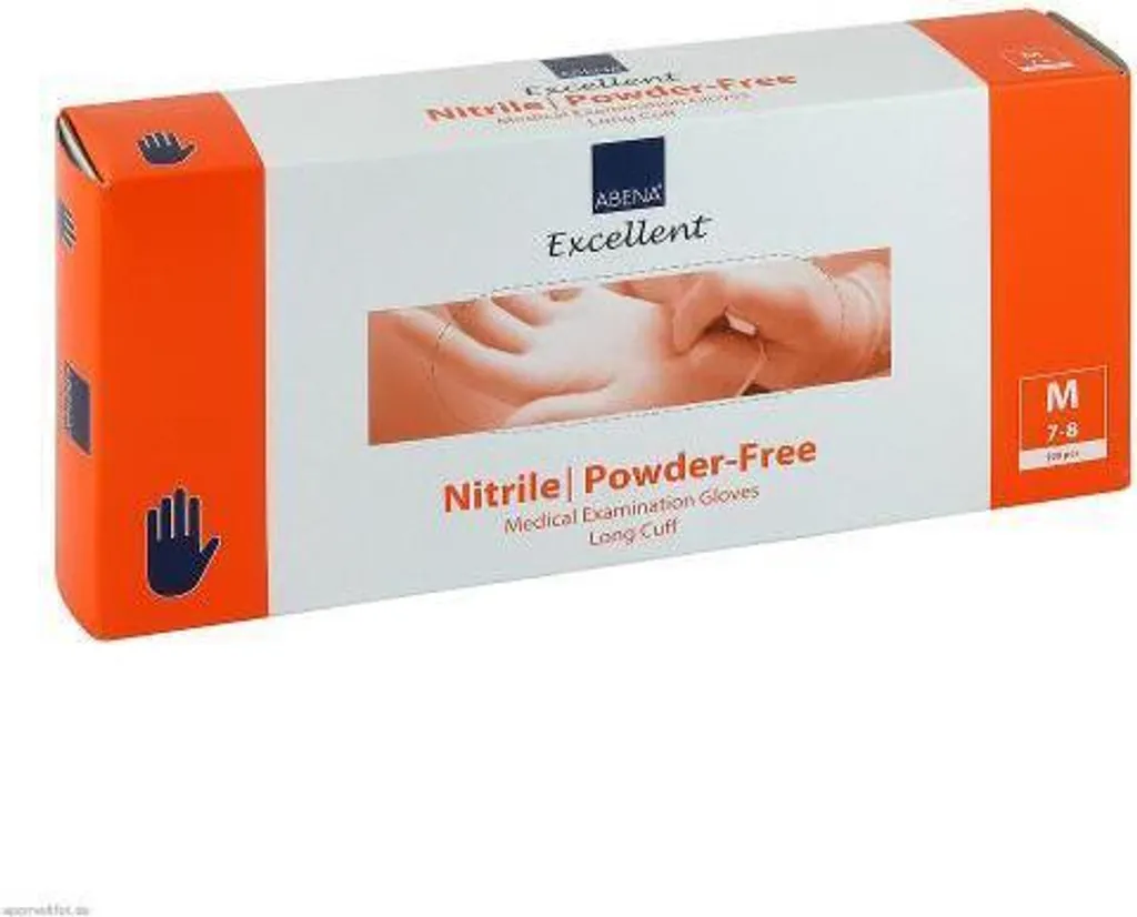 Guanti Nitrile Extra Lunghi Professionali M 100 pz Senza Polvere