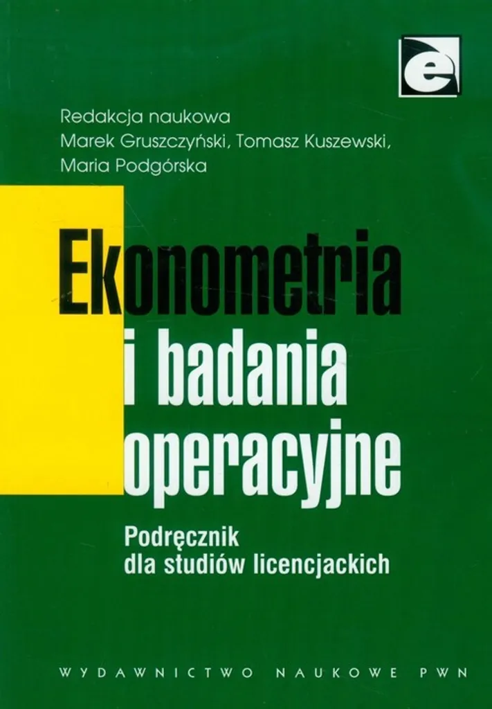 Livre d'économétrie et recherche opérationnelle : Edition en Polonais