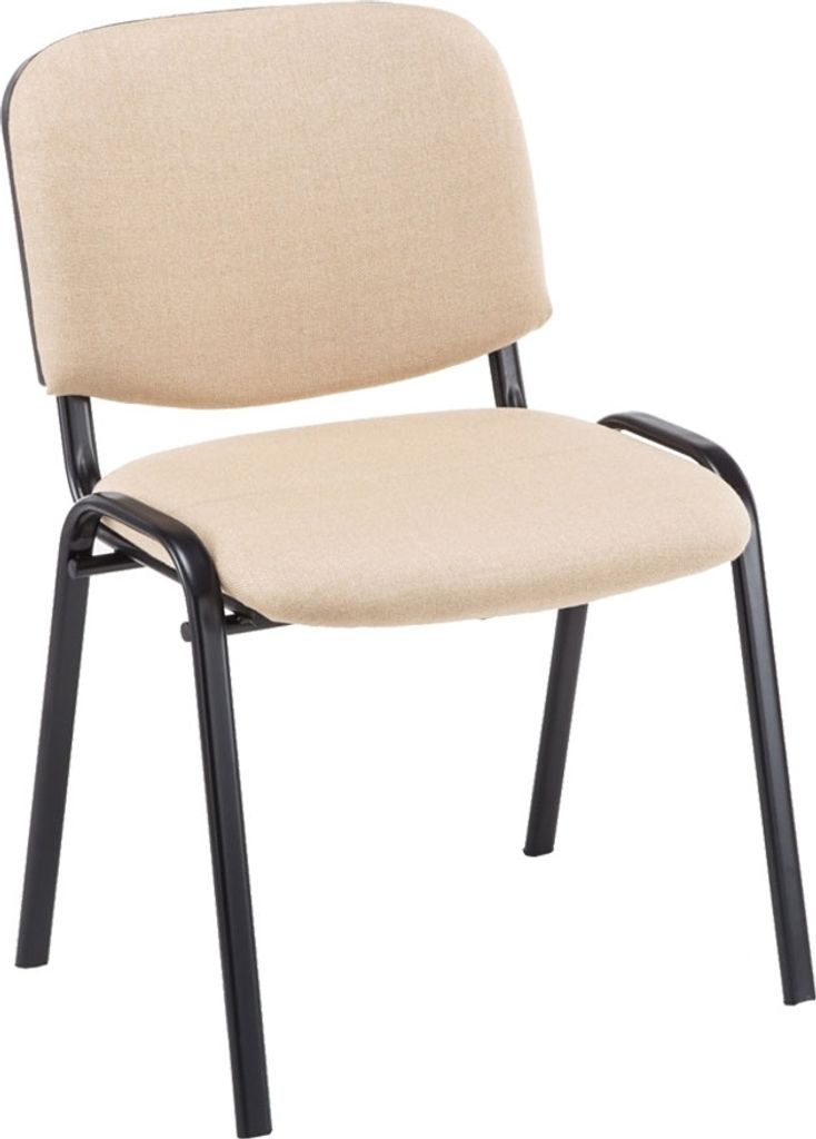 Besucherstuhl HLO-CP111 V2 Stoff creme