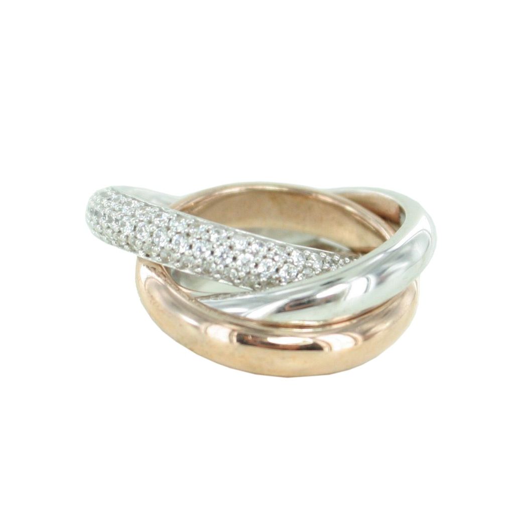 Esprit Collection Damen Ring Silber Rosé Zirkonia Periboa Produktbild 