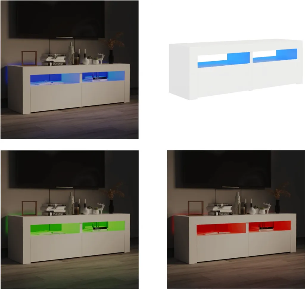 Scheda Tecnica Mobile TV vidaXL LED Bianco 120cm | Arredo HiFi