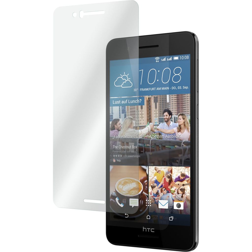 1er-Pack PhoneNatic Glas-Folie klar kompatibel mit HTC Desire 728 - Panzerglas für Desire 728