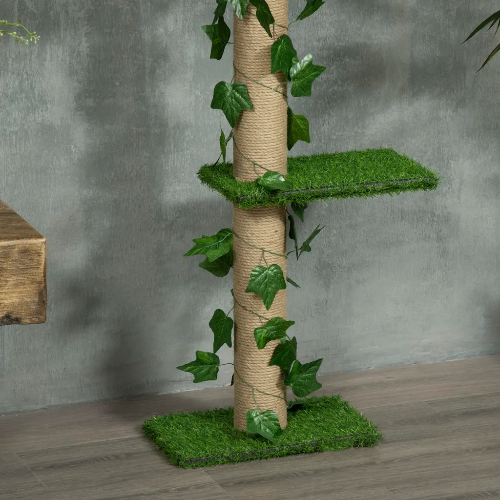 Arbre à chat avec protection anti-basculement et hauteur réglable - 8