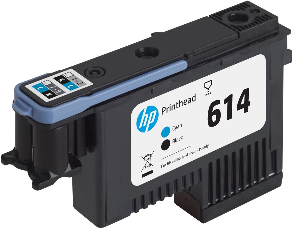 HP 618 Cyan und Schwarz Stitch Druckkopf für Dye-Sublimationsdruck, HP Stitch S1000 Drucker, Thermal Inkjet, Schwarz, Cyan, Vereinigte Staaten, Si...