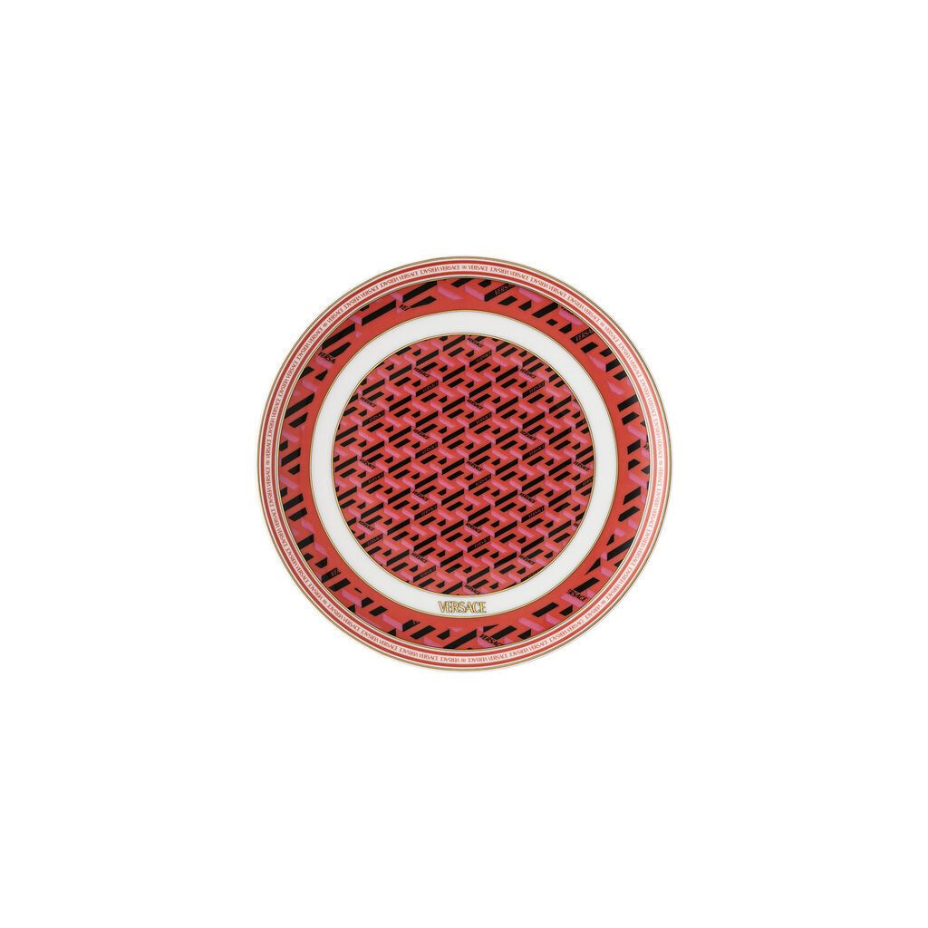 Rosenthal Versace La Greca Signature Red Brotteller 17 cm Produktbild 