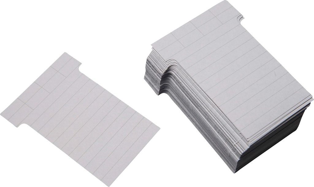 Ultradex T-Karte 542157 60x85mm hl.grau 100 St./Pack.