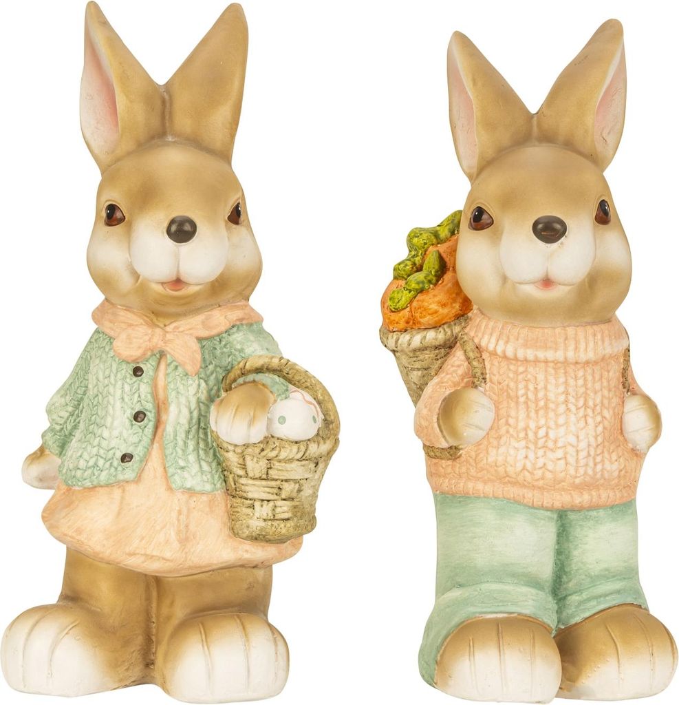 Mel-O-Design 9603 Hasen mit Strick-Pulli Paar