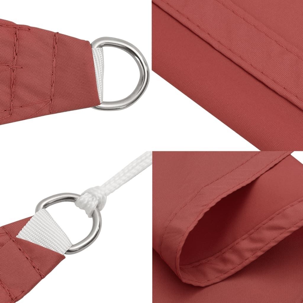 vidaXL Sun Sail Oxford Tessuto rettangolare 2x4 m Rosso Immagine del prodotto 