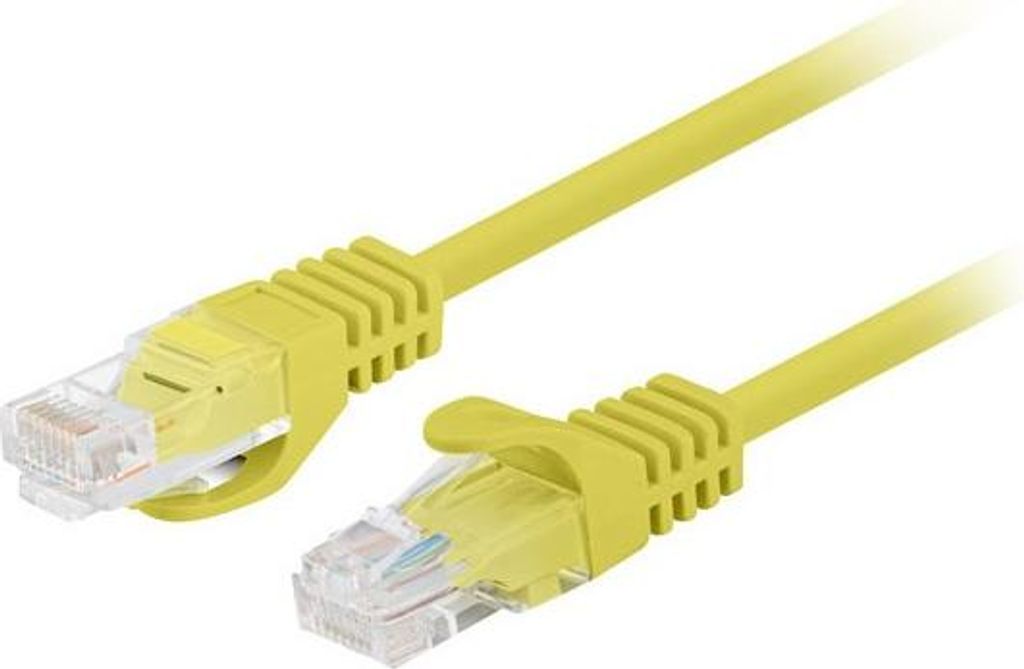 Lanberg PCU6-20CC-0300-Y Netzwerkkabel Gelb 3 m Cat6 U/UTP (UTP)