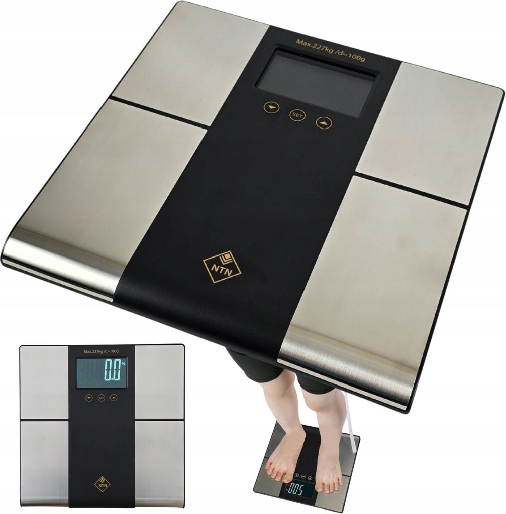 Elektronische Badezimmerwaage Intelligente Fettmessung 227 Kg