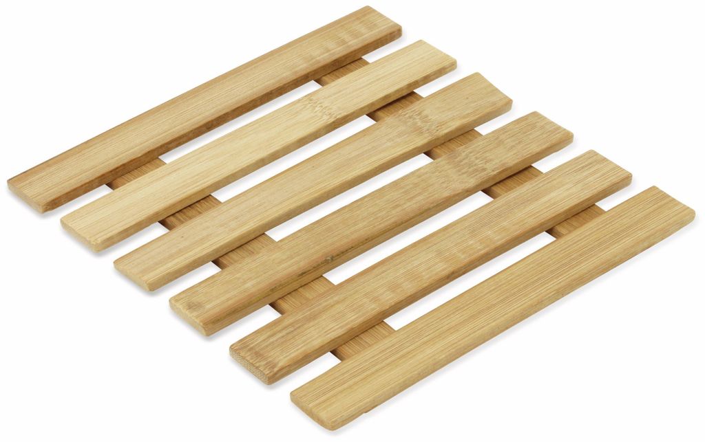 Küchenunterlage aus Bambus für heiße Speisen