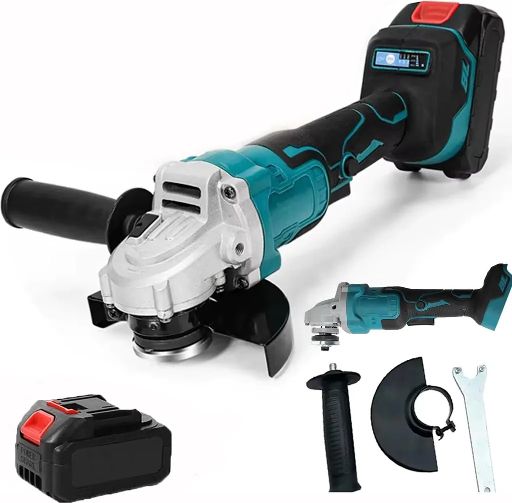 OFFERTA Smerigliatrice Angolare Brushless 3 Velocità + Batteria Blu